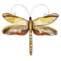 Eangee Home Design Eangee Home Design m4018 Dragonfly Wall Decor; Pearl Tan & Brown m4018
